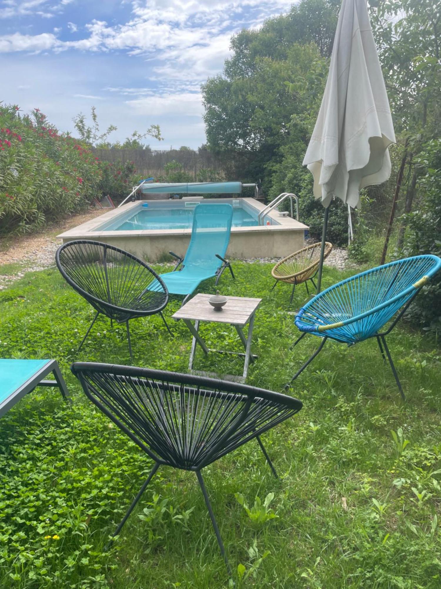 Studio Havre De Paix Au Pont Du Gard Piscine Et Jacuzzi Chez Valerie Payre Vers Pont du Gard Bagian luar foto